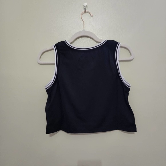 Sik Silk Retro Sport Crop Vest in Black - NWT - Picture 5 of 13